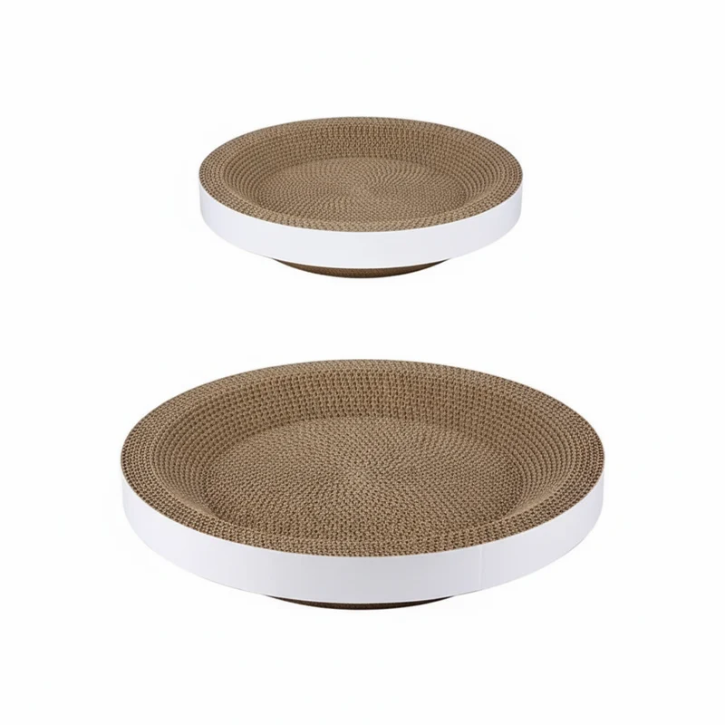 Cat Scratcher Round Cardboard Scratching Bed Lounge