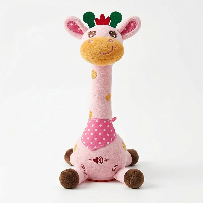 Plush Toy Interactive Singing Giraffe Kids Musical Companion