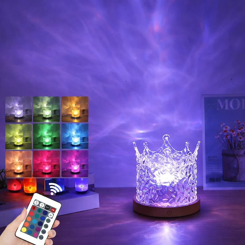 Light LED Projector Color Cube Room Lamp