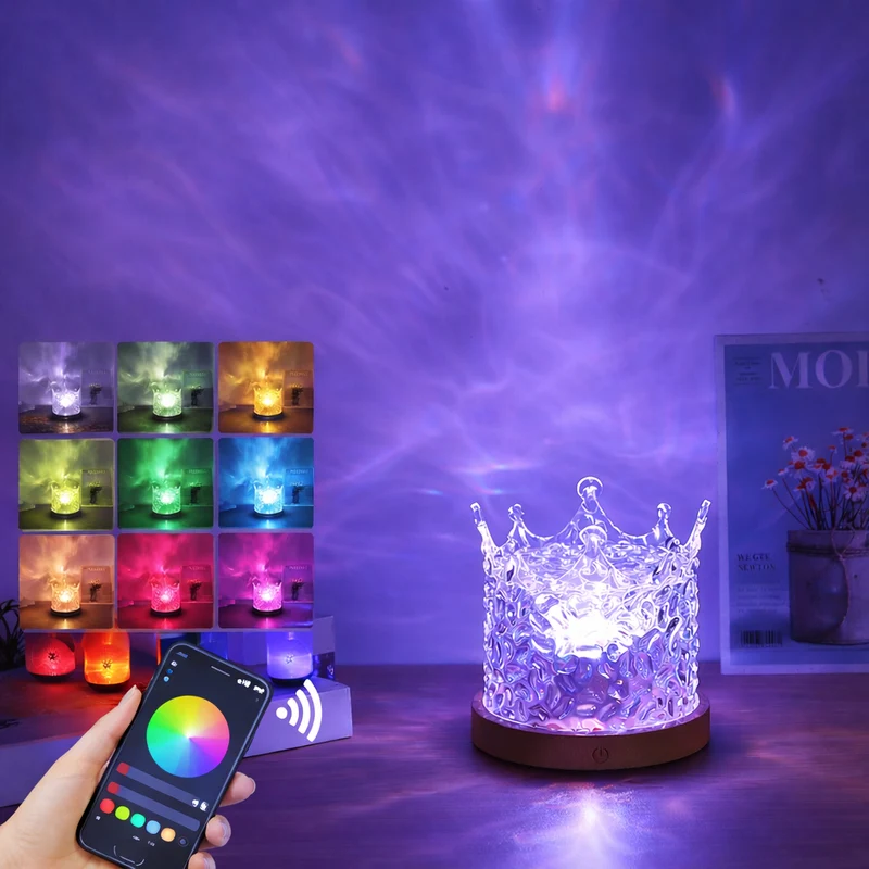 Light LED Projector Color Cube Room Lamp