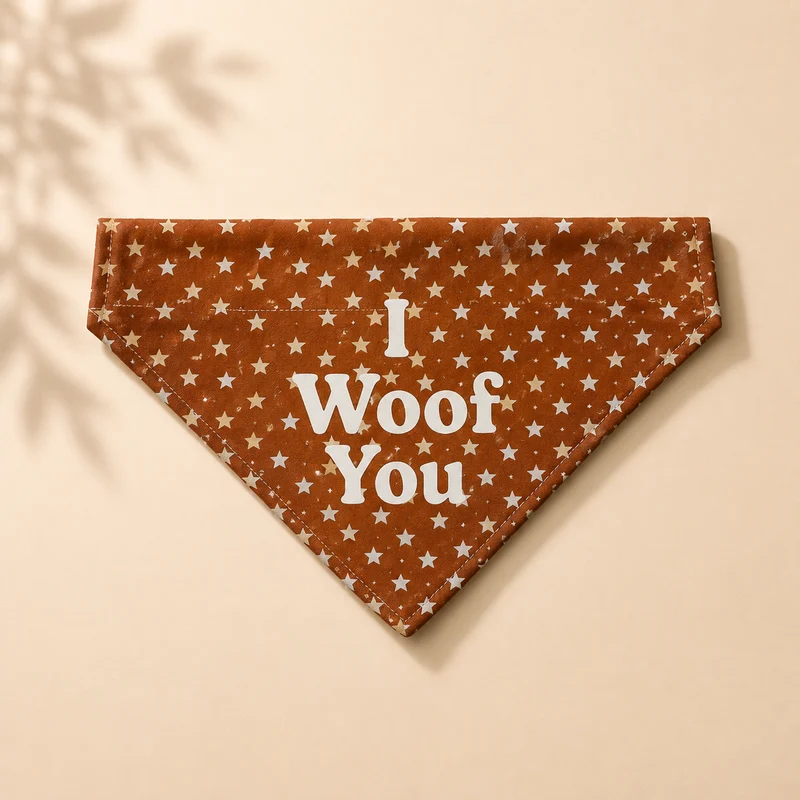 Bandana al collare I WOOF YOU <3