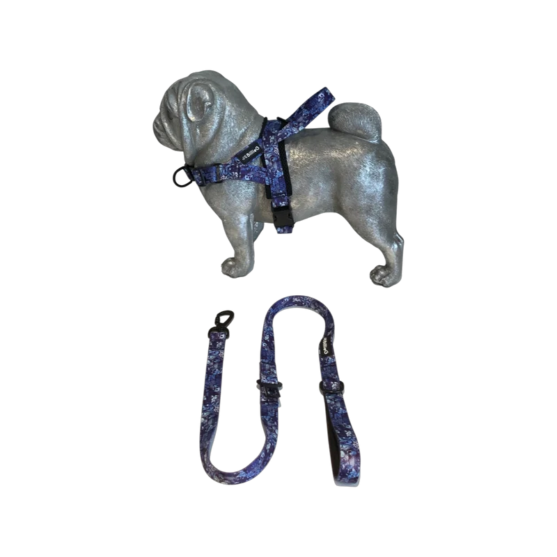 BillieG stylish easy fit, no pull, adjustable multipurpose quick release dog harness