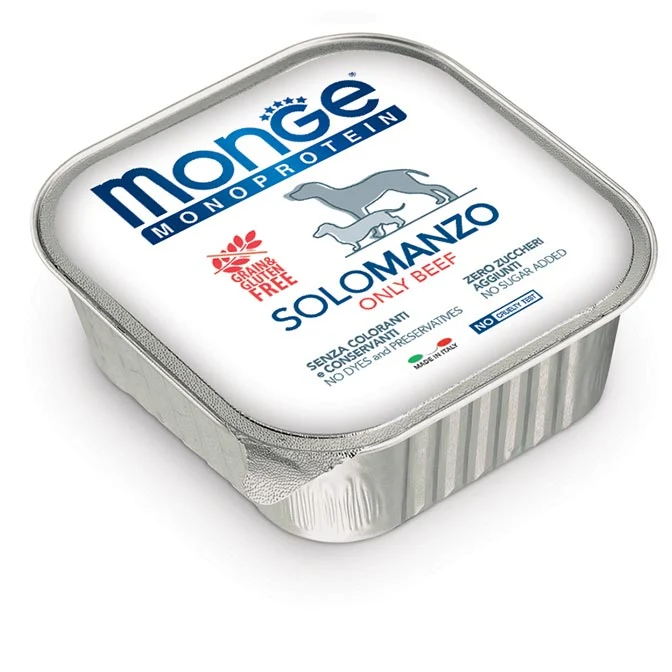 MONGE DOG VSC 150GR Solo Manzo