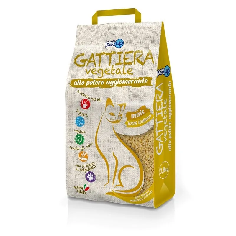 Petup Gattiera vegetale Mais 3,8 kg