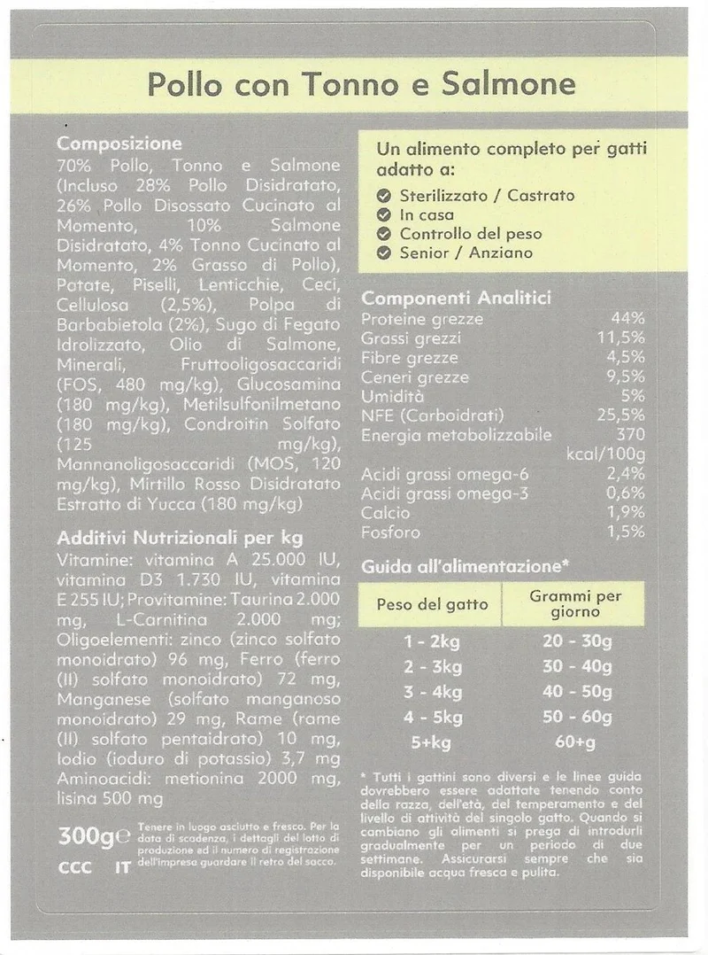 Bravopet gatto 1,5kg Sterilizzato Pollo Tonno e Salmone