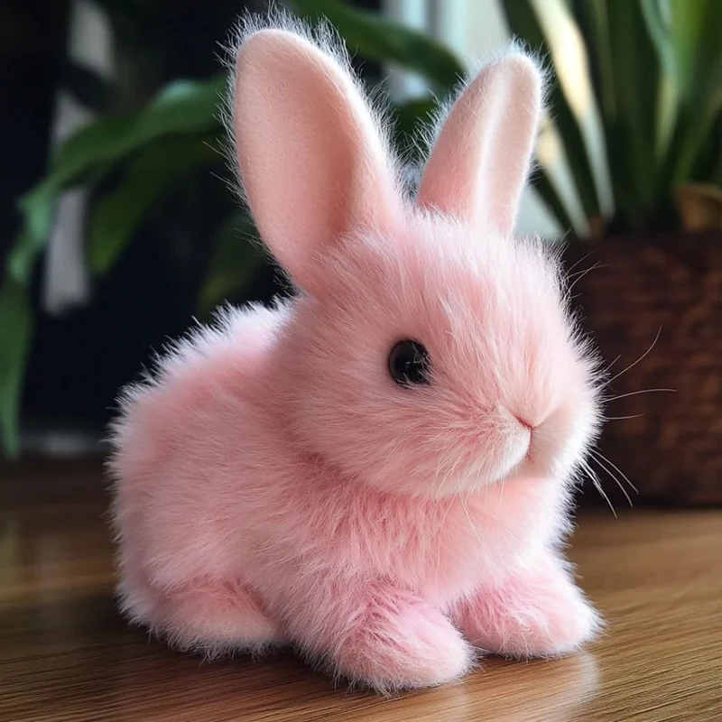 Coniglio di Peluche Interattivo con Movimenti Realistici e Suoni