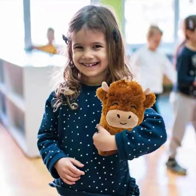 Mucca delle Highland Peluche — Regalo Carino per Bambini e Adulti