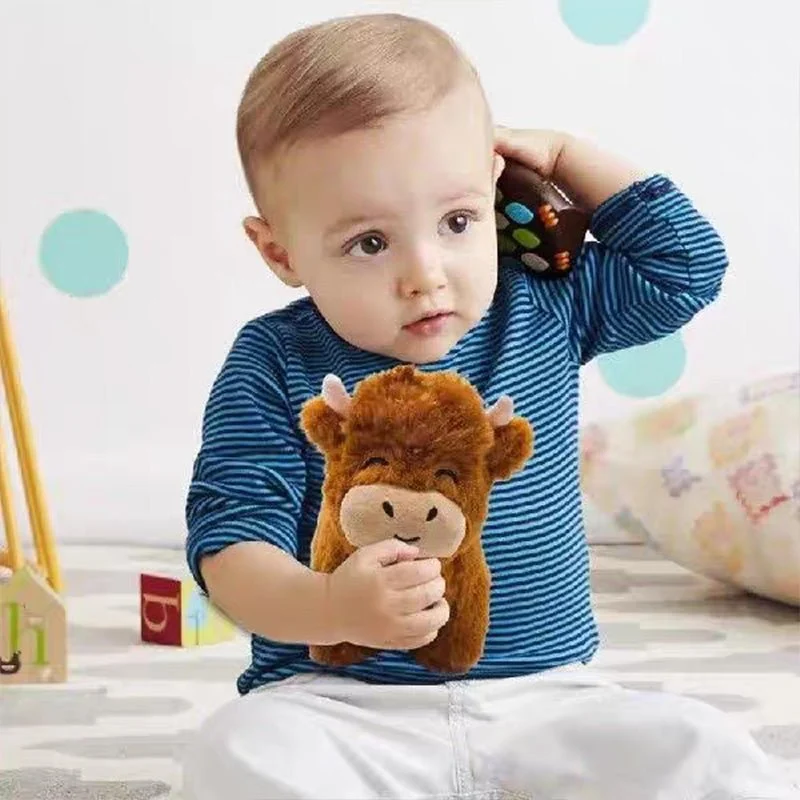Mucca delle Highland Peluche — Regalo Carino per Bambini e Adulti