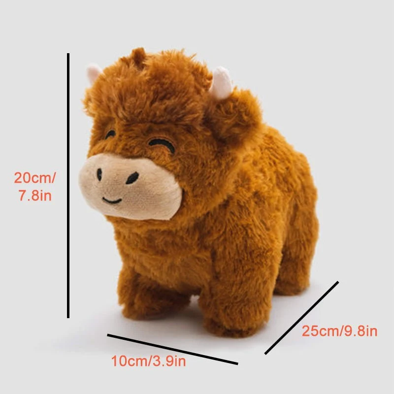 Mucca delle Highland Peluche — Regalo Carino per Bambini e Adulti