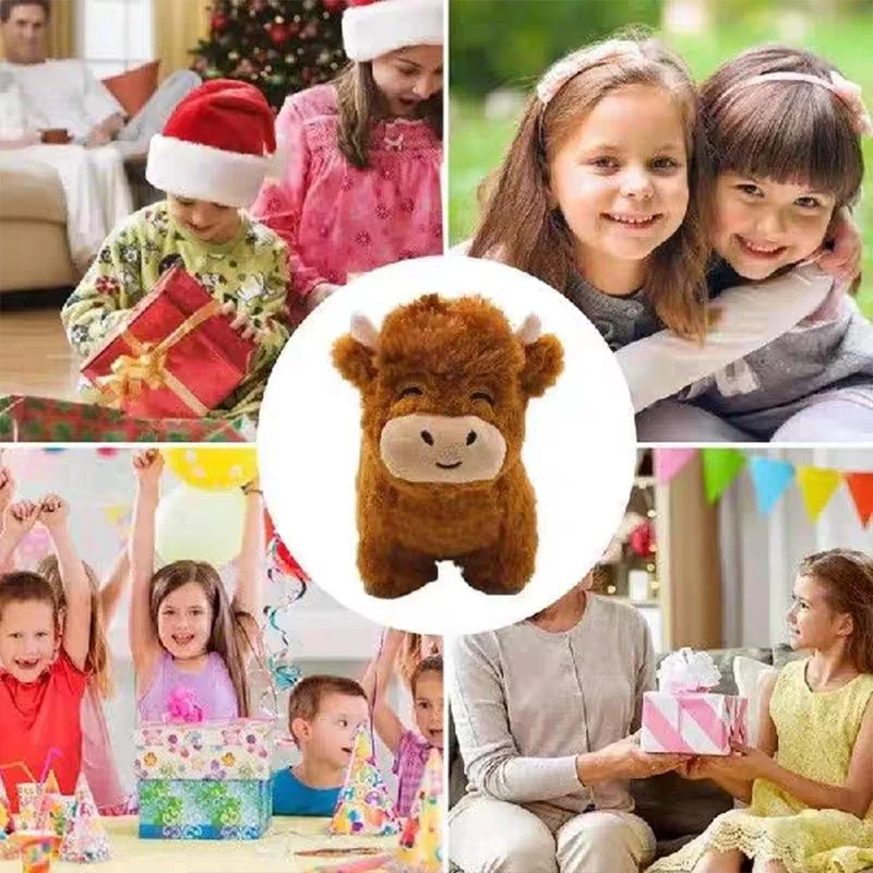 Mucca delle Highland Peluche — Regalo Carino per Bambini e Adulti