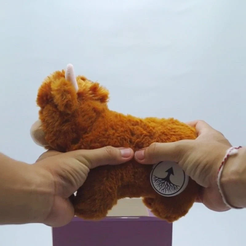 Mucca delle Highland Peluche — Regalo Carino per Bambini e Adulti
