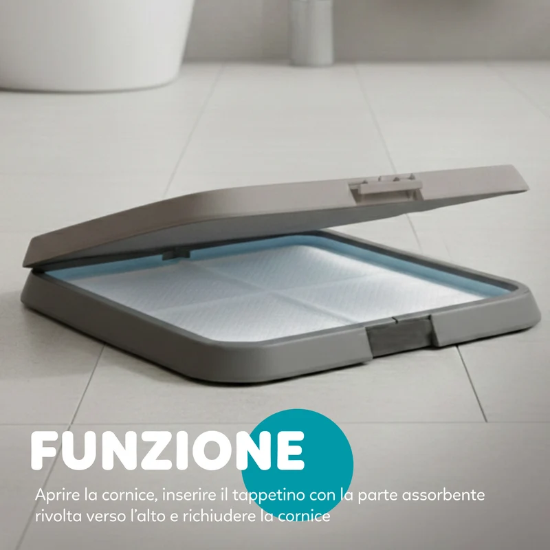 AQPetFriends BauSquare toilette 60x60 per cani