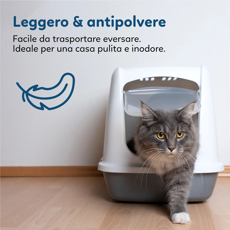 AqpetFriends Catty Pure Lettiera In Silicio per Gatti - Check PH - 30 L (6 confezioni da 5 lt)