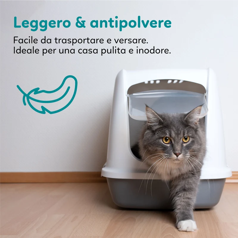 AqpetFriends Catty Lettiera In Silicio per Gatti - Profumazione Talco - 5 L