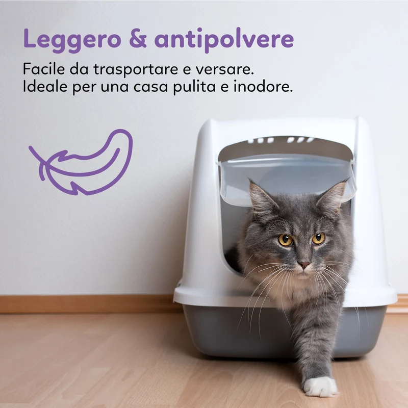AqpetFriends Catty Lettiera In Silicio per Gatti - Profumazione Lavanda - 5 L