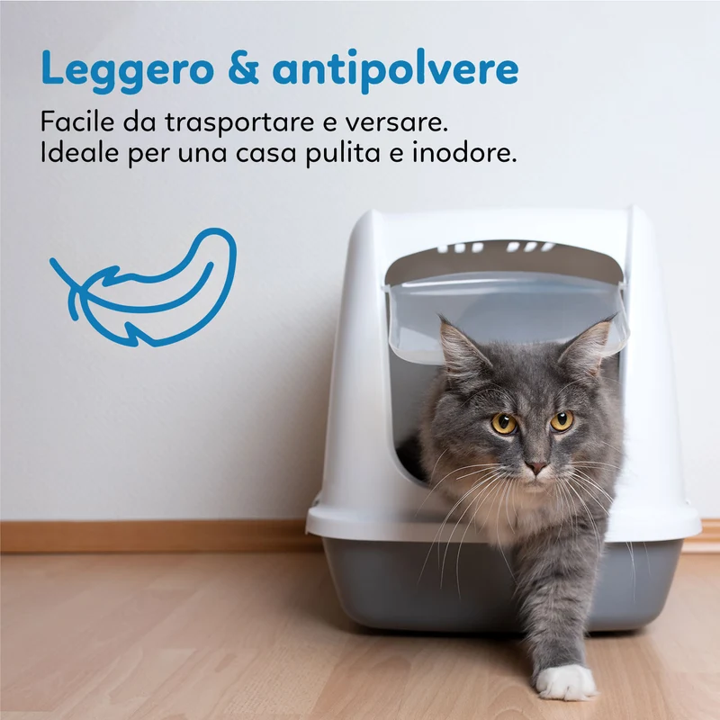AqpetFriends Catty Pure Lettiera In Silicio per Gatti 30 L (6 confezioni da 5 lt)