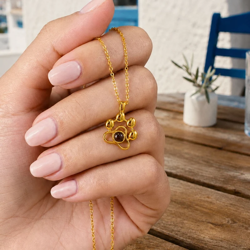 Custom Picture Paw Necklace & Keychain
