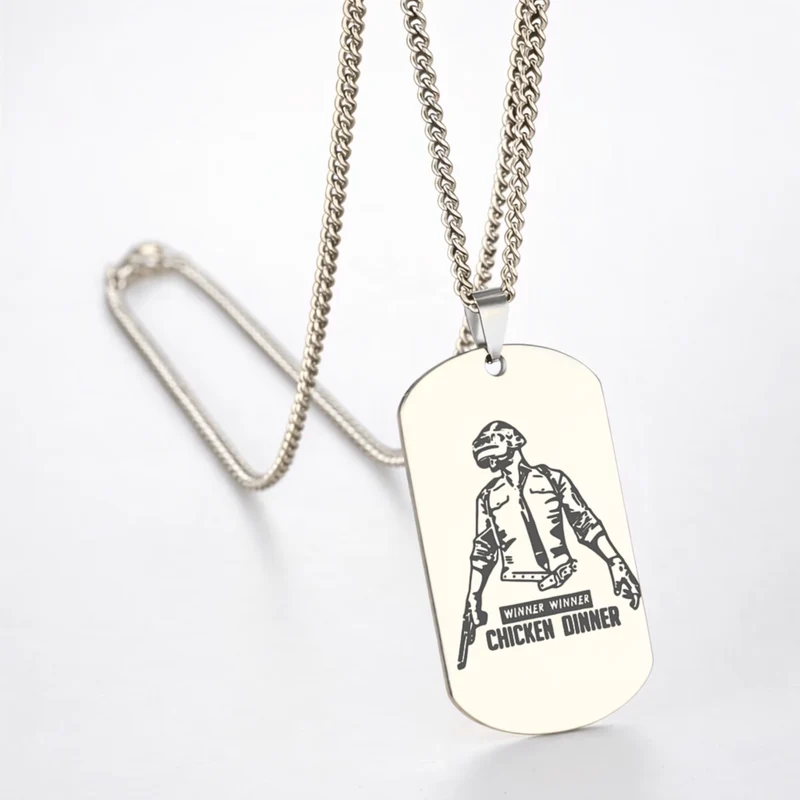 Custom Photo Dog Tag Military Card Necklace