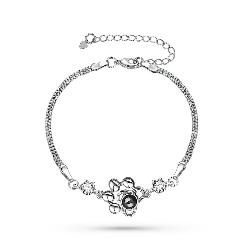 Custom Paw Picture Projection Bracelet