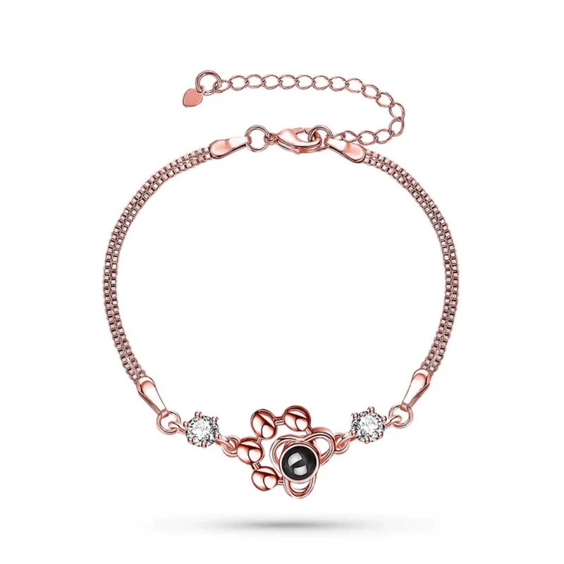 Custom Paw Picture Projection Bracelet