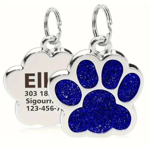 Paw Shape Custom Dog Tag
