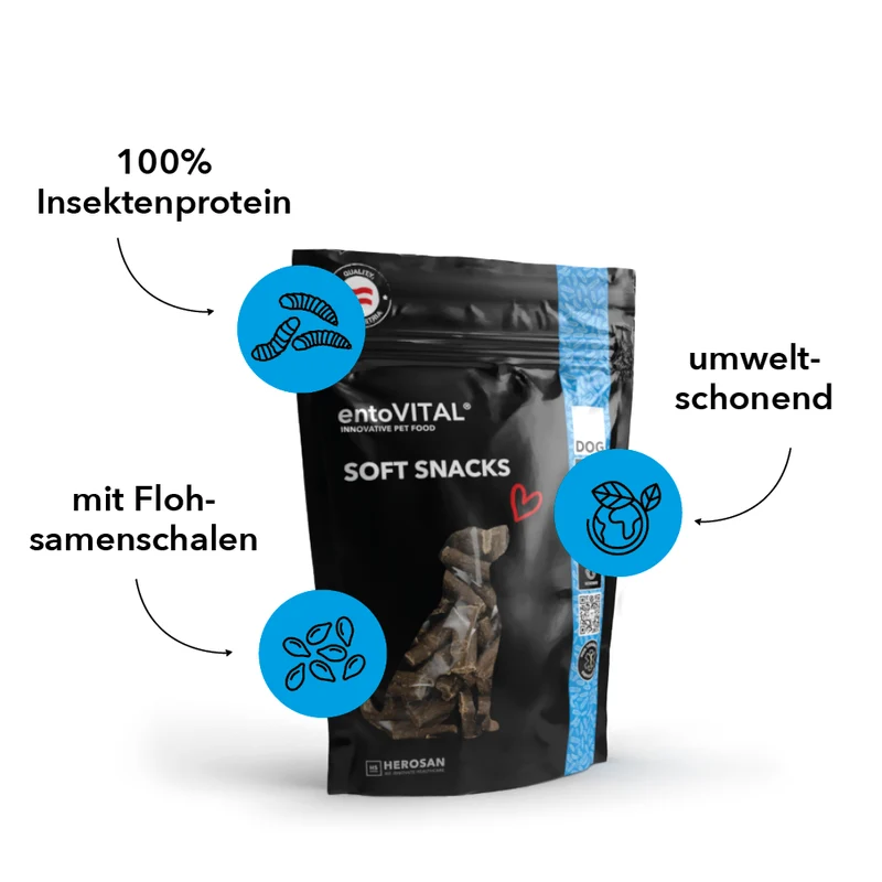 10x entoVITAL DOG Soft Snacks