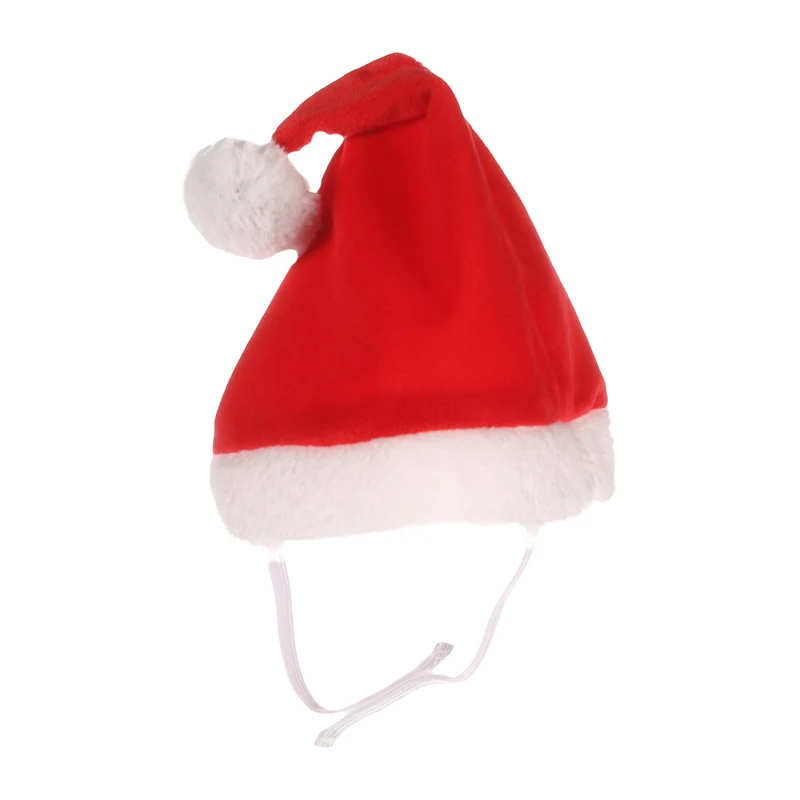 Flamingo Natale Ponne Cappello da Babbo Natale per cane Rosso 17,5x4x22CM