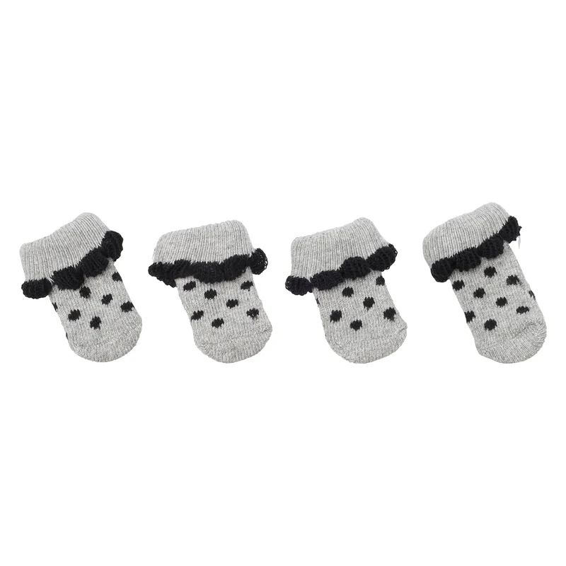 Flamingo Calza per cani Asia 4pzs grigio