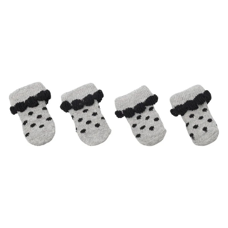 Flamingo Calza per cani Asia 4pzs grigio