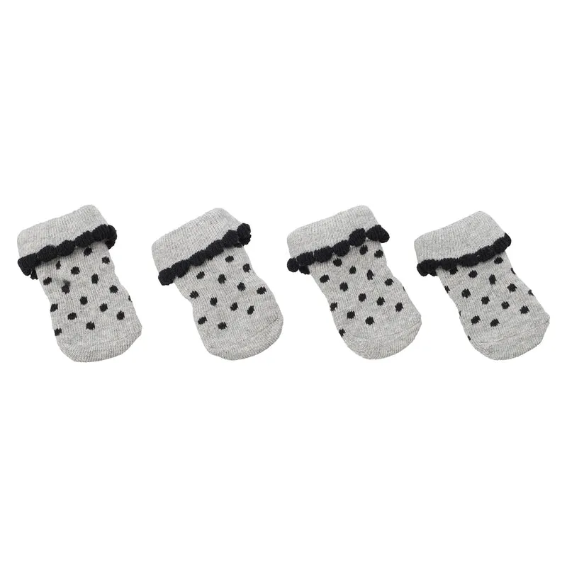 Flamingo Calza per cani Asia 4pzs grigio