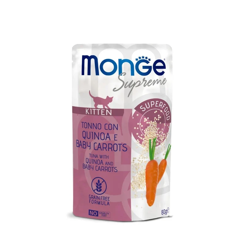 Monge Supreme Kitten Bocconcini Di Tonno Per Gattini 80g
