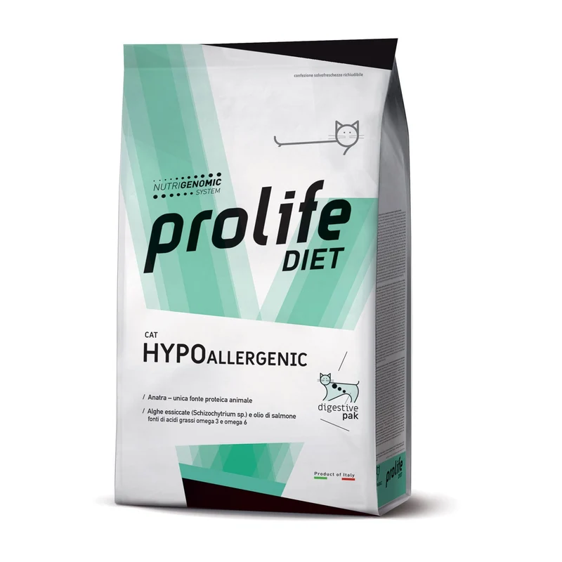 Prolife Cat Hypoallergenic Crocchette Per La Riduzione Di Intolleranze Nei Gatti