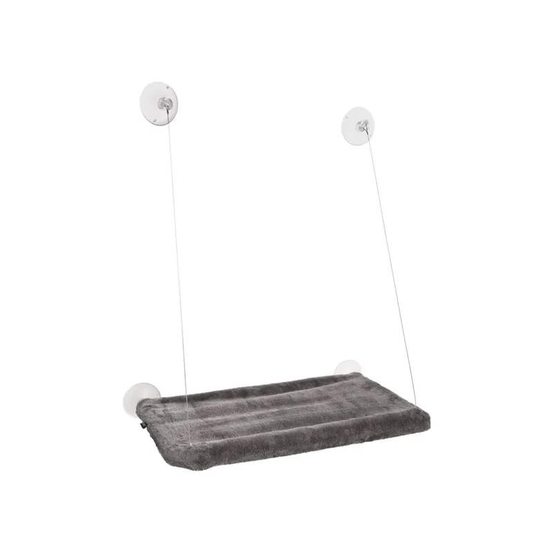 Flamingo Chill Amaca Da Finestra Con Rivestimento In Peluche E Supporto a Ventosa Per Gatti