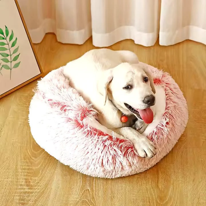 Cuccia 2 in 1 per Cani - Tana e Lettino in Peluche Morbido