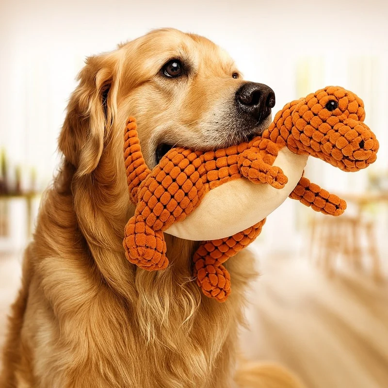 KauDino Giocattolo da Masticare per Cani Indistruttibile