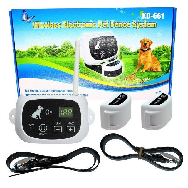 Recinto Elettronico Wireless per Cani con Collare Regolabile