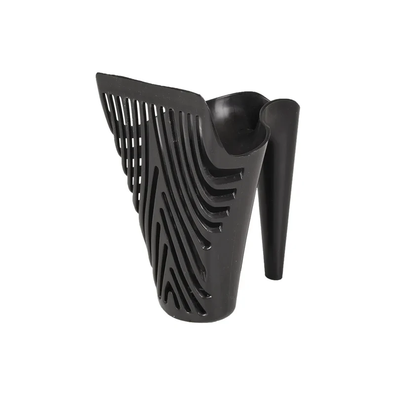 Flamingo 2 Cup Paletta Nera In Plastica Per Lettiera Gatto