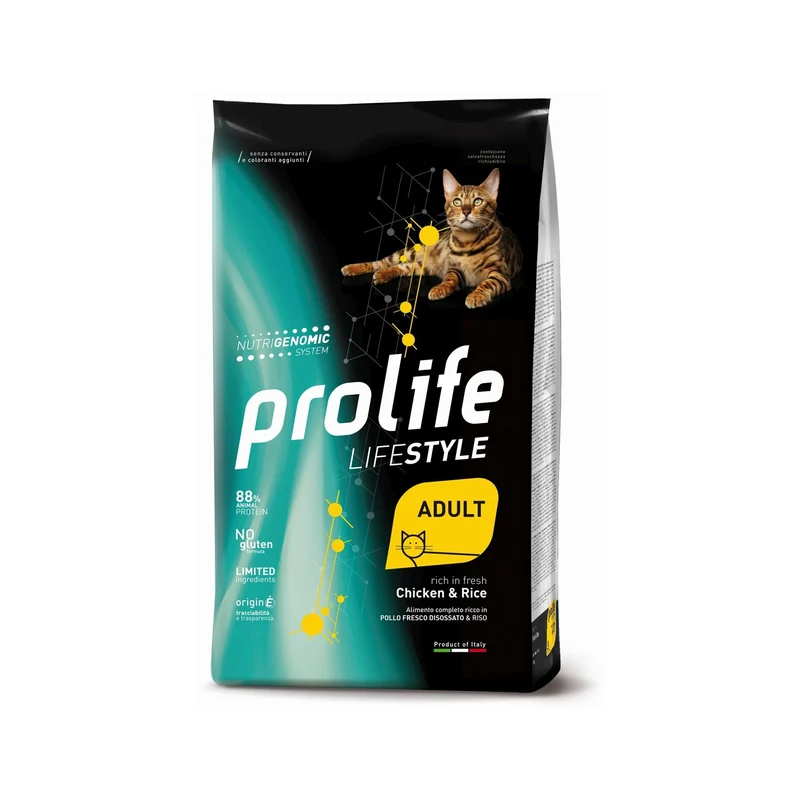 Prolife Life Style Adult Chicken & Rice Crocchette Di Pollo E Riso Per Gatti Adulti