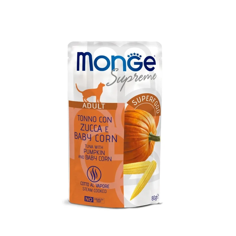 Monge Supreme Adult Cat Bocconcini Di Tonno Per Gatti Adulti 80g