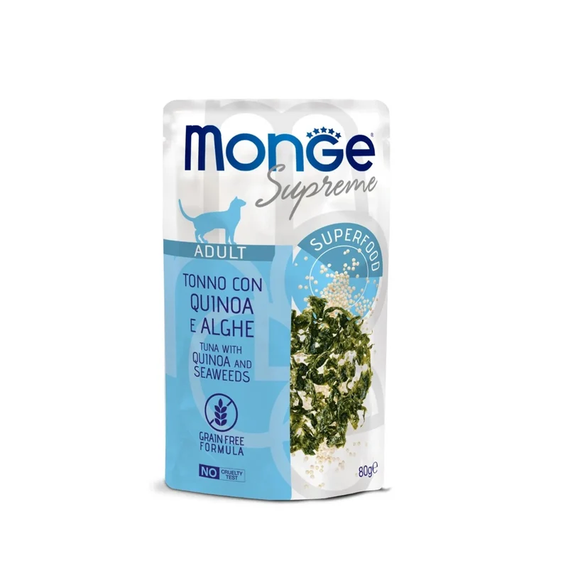 Monge Supreme Adult Cat Bocconcini Di Tonno Per Gatti Adulti 80g
