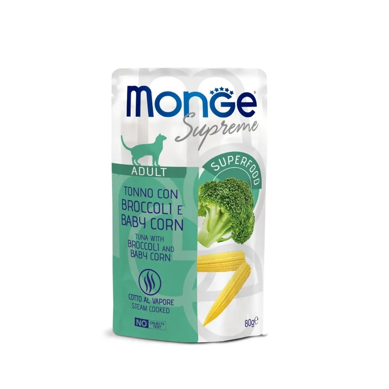 Monge Supreme Adult Cat Bocconcini Di Tonno Per Gatti Adulti 80g