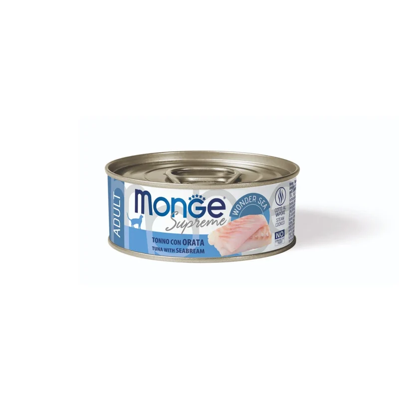 Monge Supreme Adult Cat Bocconcini Di Tonno Per Gatti Adulti 80g