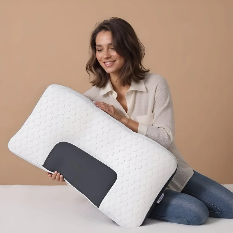 Cuscino Ergonomico Cervicale con Supporto per Collo - Comfort Ottimale