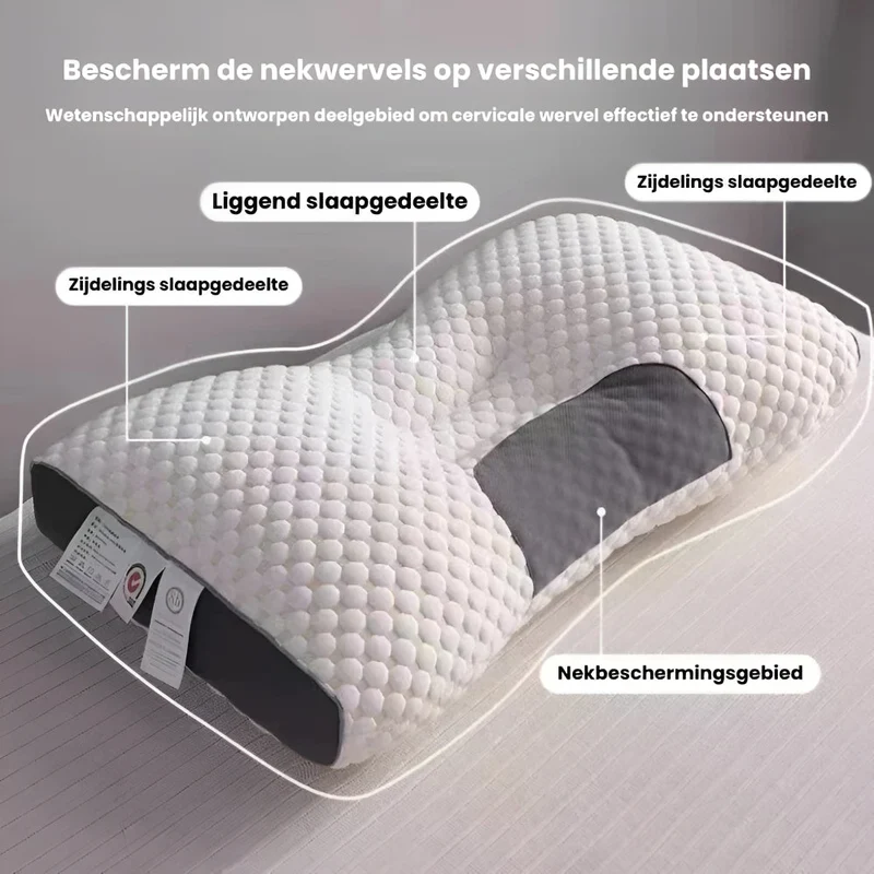 Cuscino Ergonomico Cervicale con Supporto per Collo - Comfort Ottimale