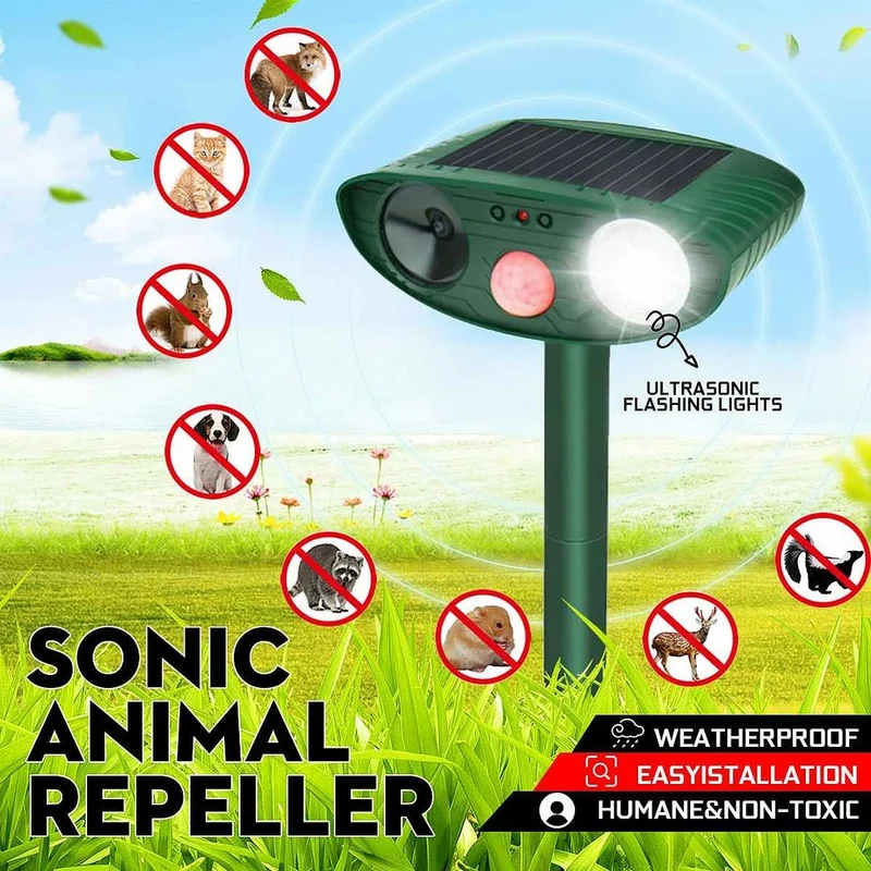 Repellente Ultrasuoni Solare per Cervi