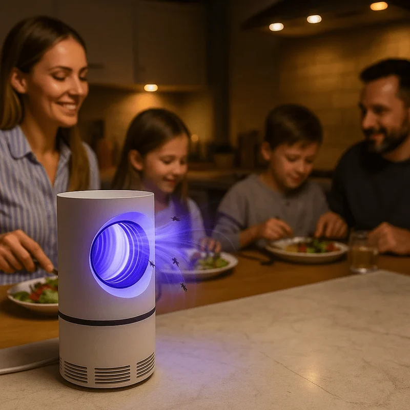 Trappola Elettrica UV per Zanzare e Mosche - Sicura e Efficace