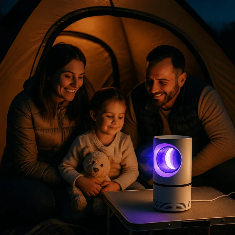 Trappola Elettrica UV per Zanzare e Mosche - Sicura e Efficace