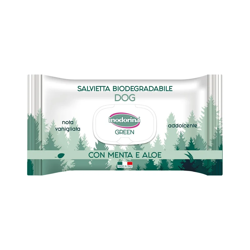Inodorina Salviette Green 30 pz per Cani