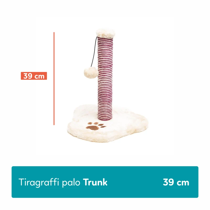 AqpetFriends Trunk Tiragraffi 39 Cm Beige
