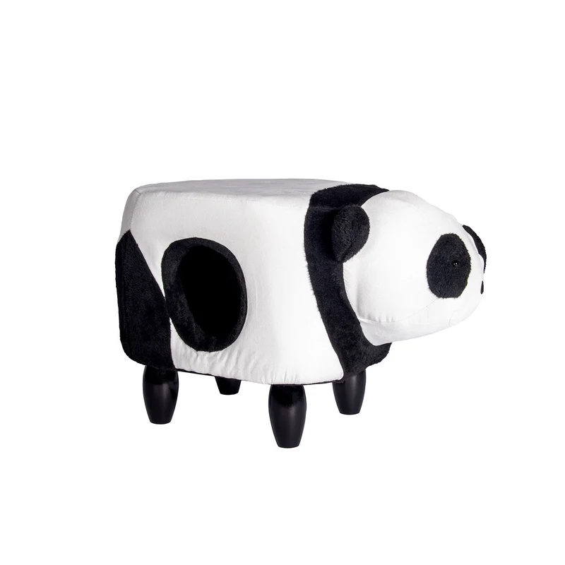 AqpetFriends Tiragraffi Pouf In Legno Panda
